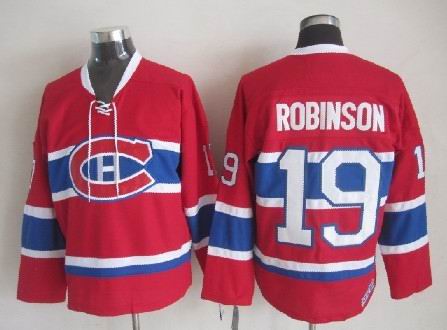 Canadiens 19 Robinson Red Jerseys