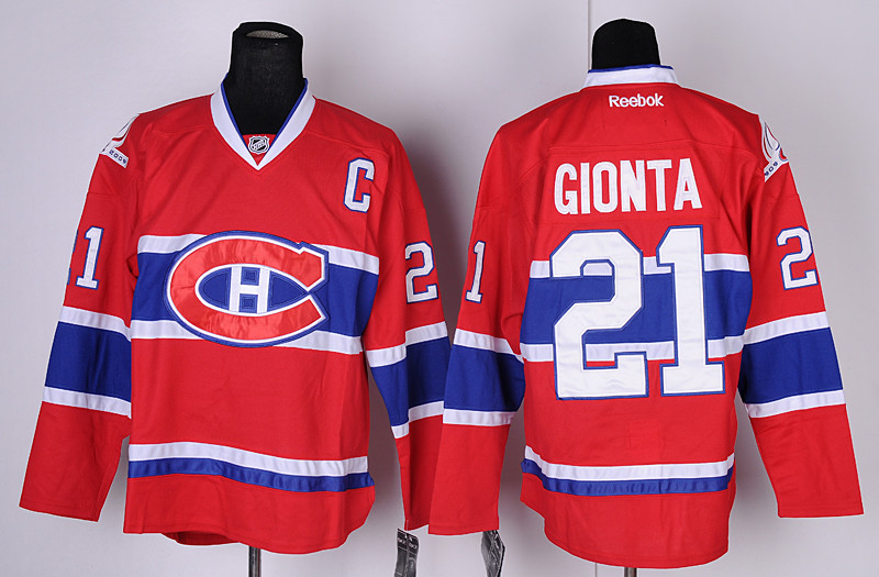 Canadiens 21 Gionta Red CH Jerseys