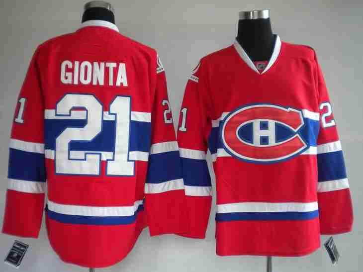 Canadiens 21 Gionta red ch Jerseys