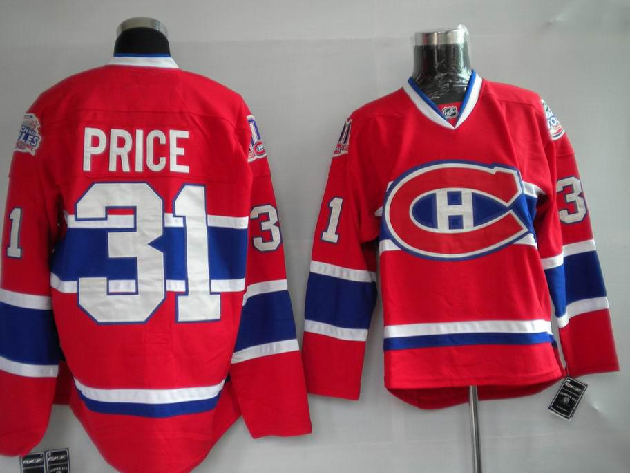 Canadiens 31 Price red CH Jerseys