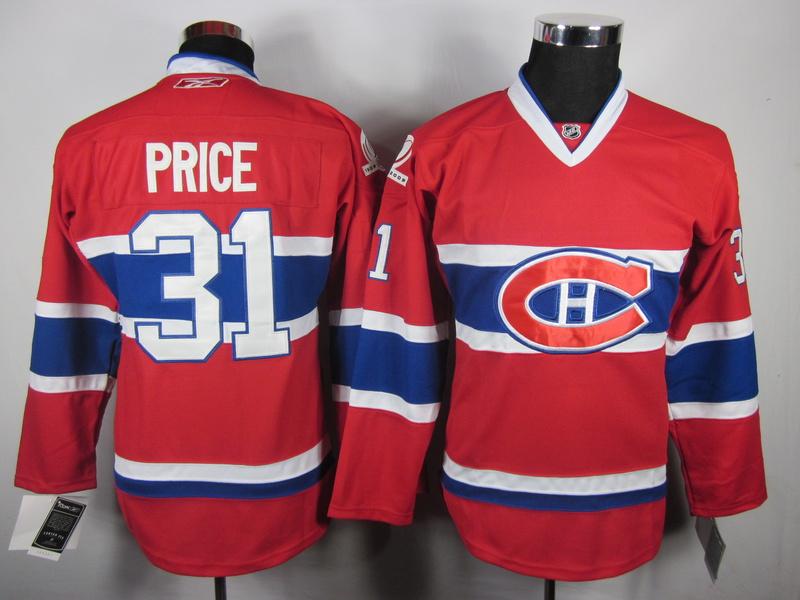 Canadiens 31 Price Red Women Jersey