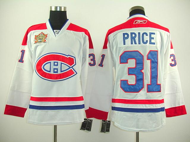 Canadiens 31 Price white CH 2011 Heritage Classic Jerseys