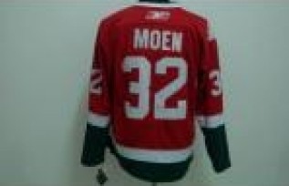 Canadiens 32 MOEN Red-Green Jerseys - Click Image to Close