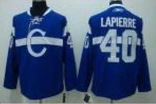 Canadiens 40 LAPIERRE BLUE Jerseys