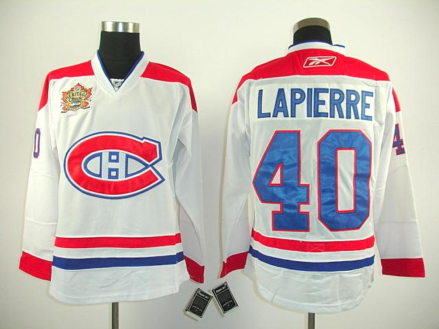 Canadiens 40 LAPIERRE white CH 2011 Heritage Classic Jerseys