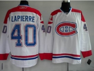 Canadiens 40 LAPIERRE white NEW CH Jerseys