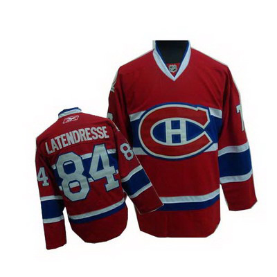 Canadiens 84 LATENERESSE Red CH Jerseys - Click Image to Close