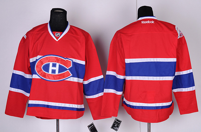 Canadiens Blank Red CH Jerseys