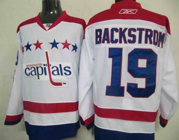 Capitals 19 Backstrom white Winter Classic Jerseys