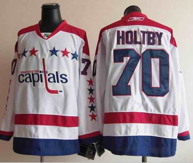 Capitals 70 Holtby white winter classic Jerseys