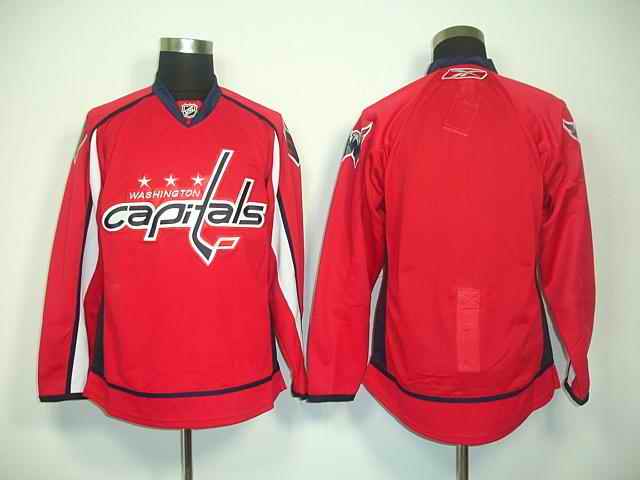 Capitals red blank Jerseys