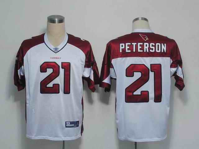 Cardinals 21 Patrick Peterson white Jerseys