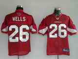 Cardinals 26 Beanie Wells Red Jerseys