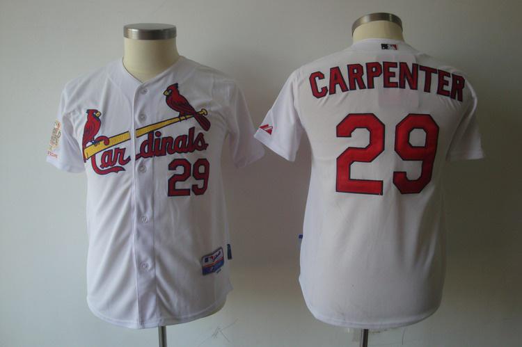 Cardinals 29 Carpenter white kids Jerseys