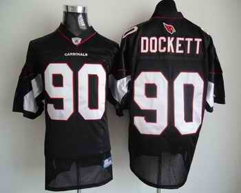 Cardinals 90 Darnell Dockett black Jerseys