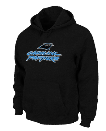 Carolina Panthers Authentic Logo Pullover Hoodie Black