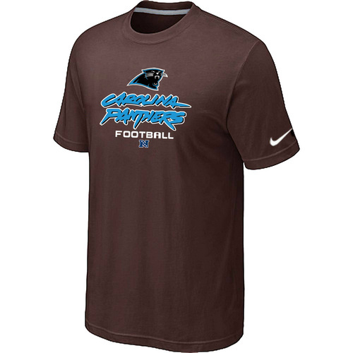 Carolina Panthers Critical Victory Brown T-Shirt