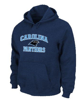 Carolina Panthers Heart & Soul Pullover Hoodie D.Blue