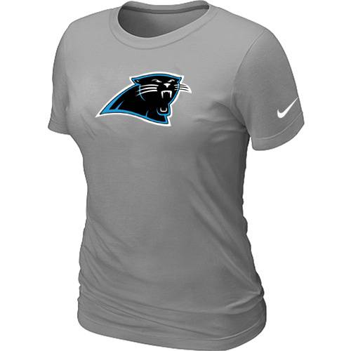 Carolina Panthers L.Grey Women's Logo T-Shirt