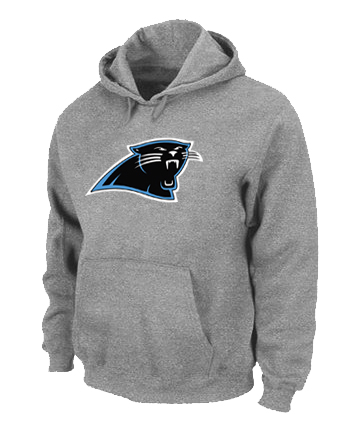 Carolina Panthers Logo Pullover Hoodie Grey