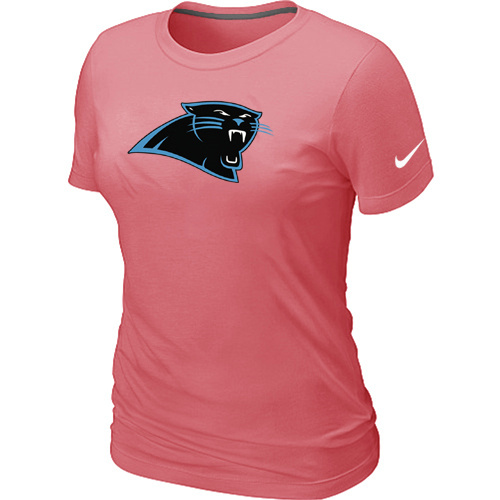Carolina Panthers Pink Women's Logo T-Shirt