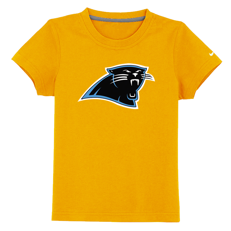 Carolina Panthers Sideline Legend Authentic Logo Youth T-Shirt Yellow - Click Image to Close