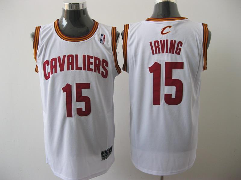 Cavaliers 15 Irving White Swingman Jerseys