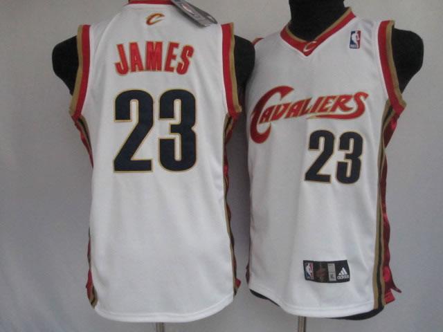 Cavaliers 23 James White Jersey