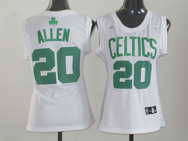 Celtics 20 Allen White Women Jersey