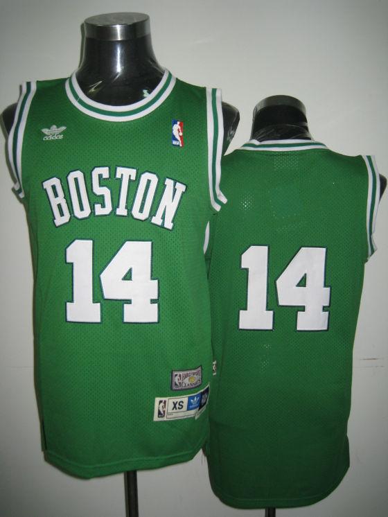 Celtics 14 Cousy Green Jerseys