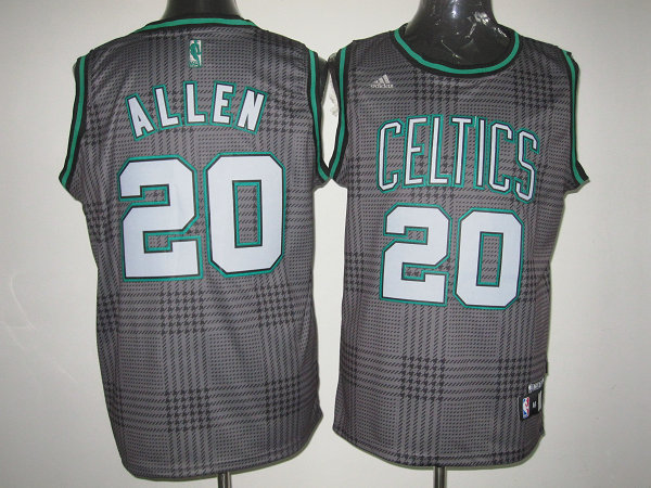 Celtics 20 Allen Grey Jerseys