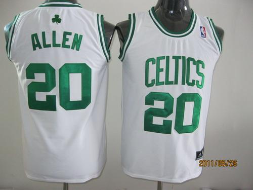 Celtics 20 Allen White Youth Jersey - Click Image to Close