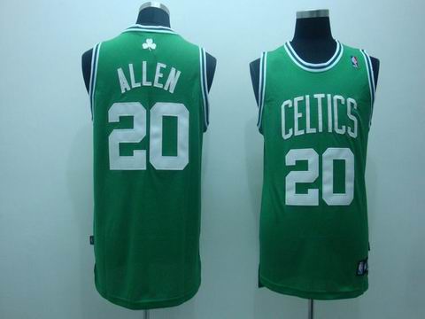 Celtics 20 Ray Allen Green-white Number Jerseys - Click Image to Close