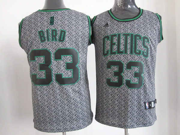 Celtics 33 Bird Grey Jerseys Celtics 33 Bird Grey Jerseys