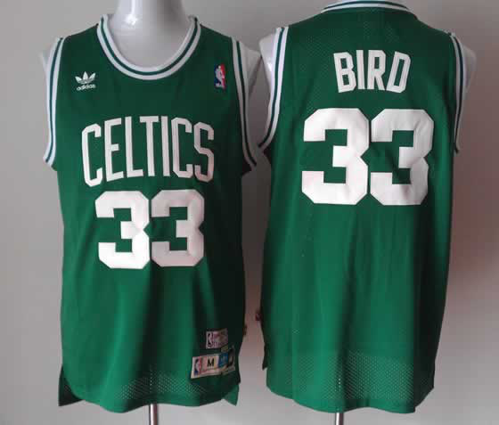 Celtics 33 Bird Revolution 30 Green Jerseys