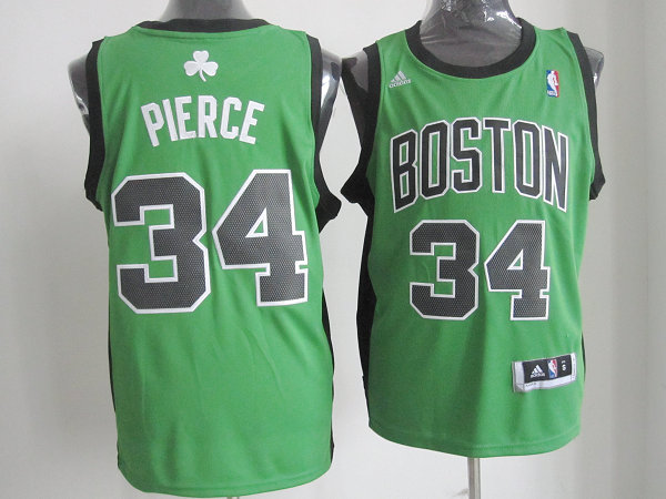 Celtics 34 Pierce Green&Black Jerseys