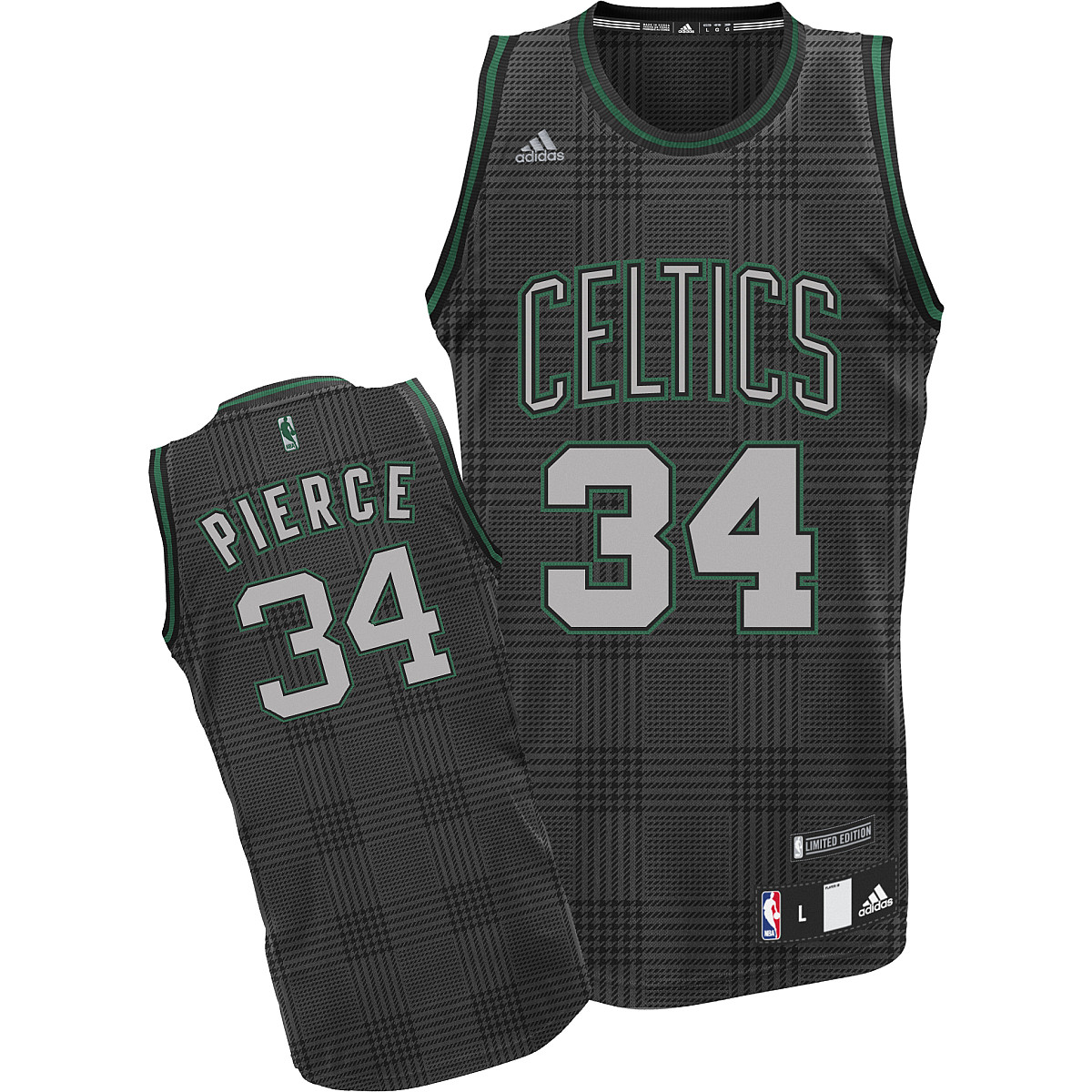 Celtics 34 Pierce Grey Jerseys