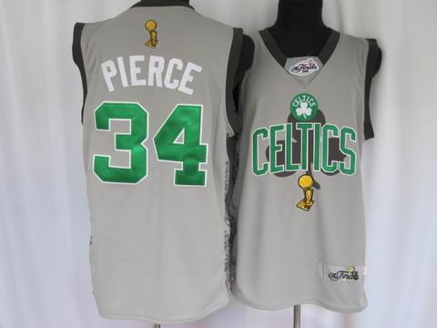 Celtics 34 Pierce Grey Champion Jerseys