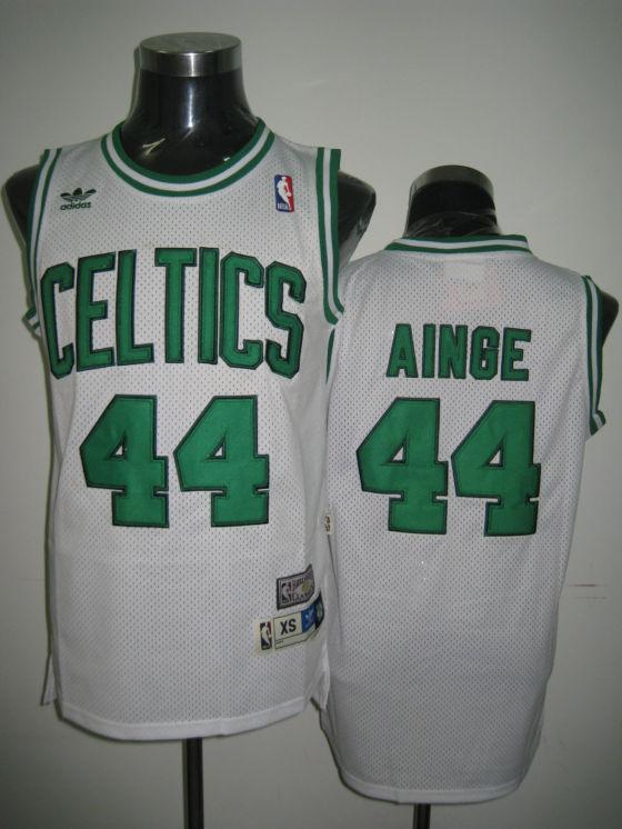 Celtics 44 Ainge White Jerseys