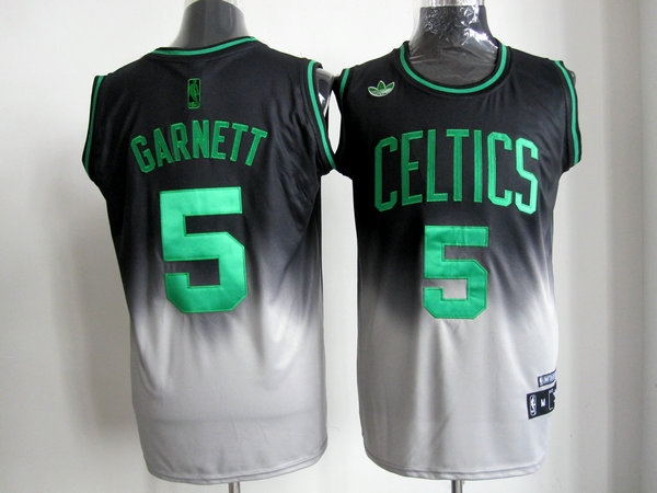 Celtics 5 Garnett Black&White Jerseys