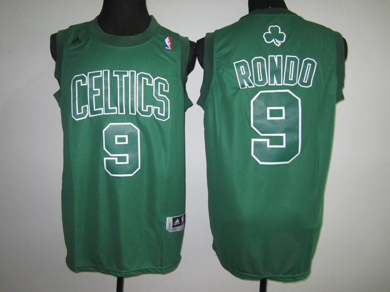 Celtics 9 Rondo Green Jerseys