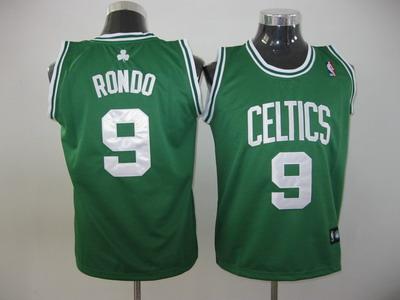 Celtics 9 Rondo Green Youth Jersey