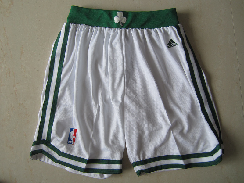 Celtics White Shorts