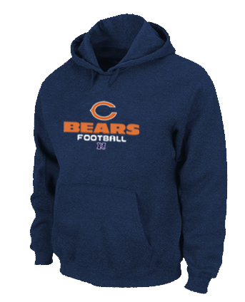 Chicago Bears Critical Victory Pullover Hoodie D.Blue - Click Image to Close