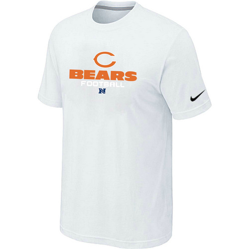 Chicago Bears Critical Victory White T-Shirt