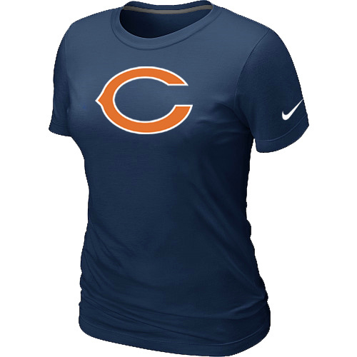 Chicago Bears D.Blue Women's Logo T-Shirt