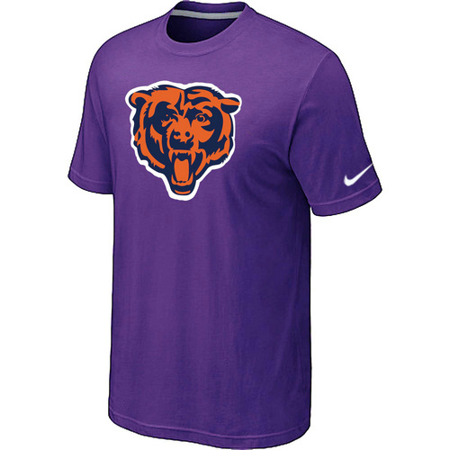 Chicago Bears Purple Tean Logo T-Shirt