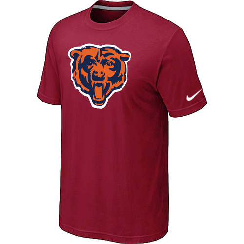 Chicago Bears Red Tean Logo T-Shirt