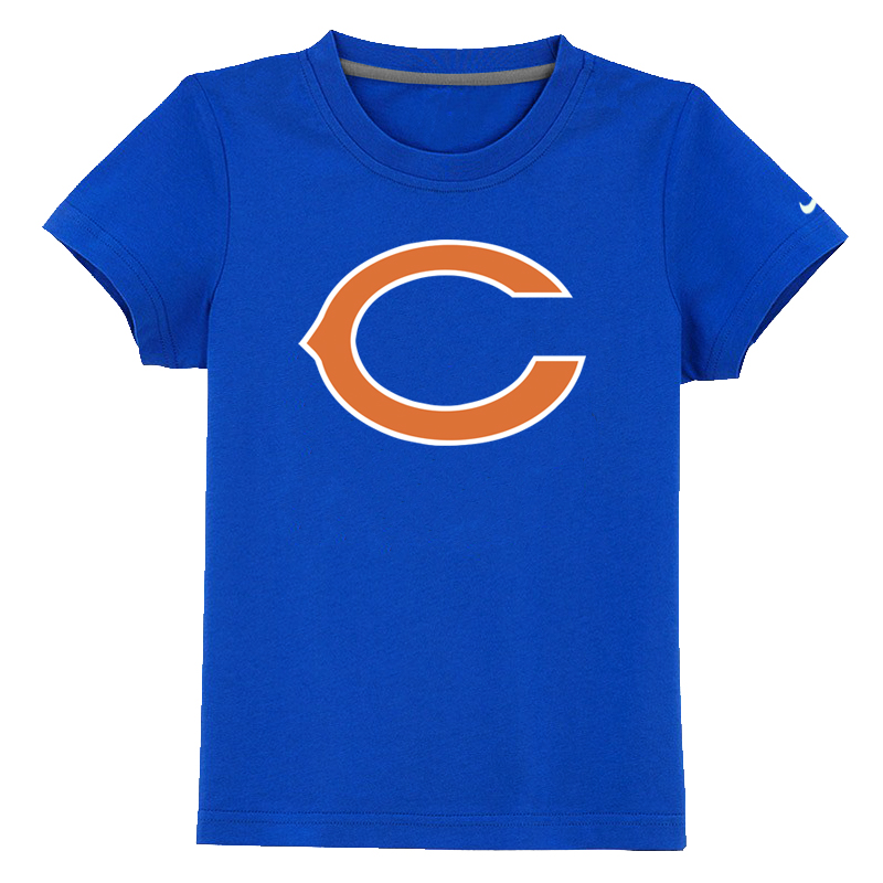 Chicago Bears Sideline Legend Authentic Logo Youth T-Shirt Blue