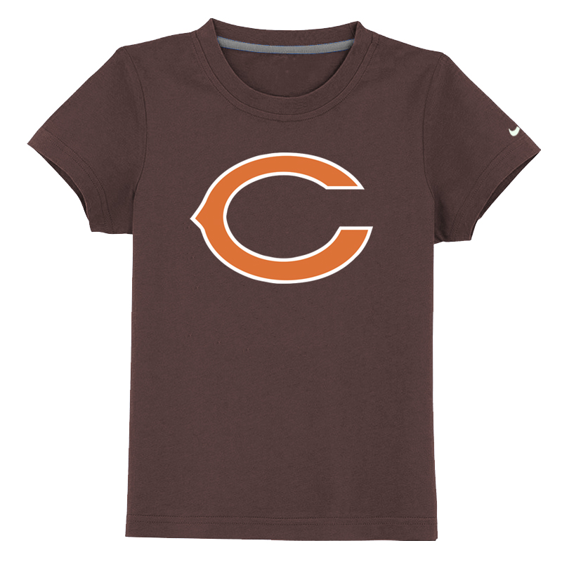 Chicago Bears Sideline Legend Authentic Logo Youth T-Shirt Brown